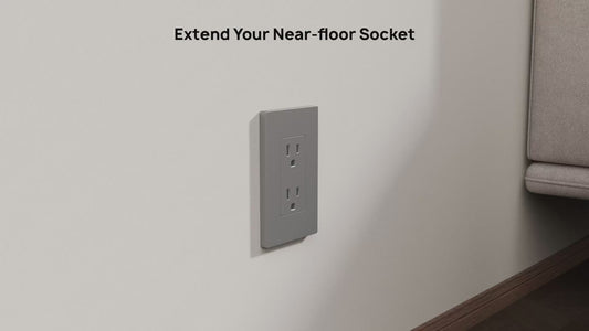 360° Rotating Plug Outlet Extender, 4 Outlets + 4 USB (2 USB-C)